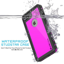 Charger l&#39;image dans la galerie, iPhone 8+ Plus Waterproof Case, Punkcase [StudStar Series] [Pink] [Slim Fit] [Shockproof] [Dirtproof] [Snowproof] Armor Cover (Color in image: light green)
