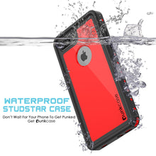 Charger l&#39;image dans la galerie, iPhone 8+ Plus Waterproof Case, Punkcase [StudStar Series] [Red] [Slim Fit] [Shockproof] [Dirtproof] [Snowproof] Armor Cover (Color in image: light blue)
