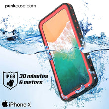 Load image into Gallery viewer, iPhone X Waterproof IP68 Case, Punkcase [Purple] [StudStar Series] [Slim Fit] [Dirtproof] 
