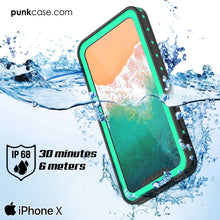 Load image into Gallery viewer, iPhone X Waterproof IP68 Case, Punkcase [Purple] [StudStar Series] [Slim Fit] [Dirtproof] 
