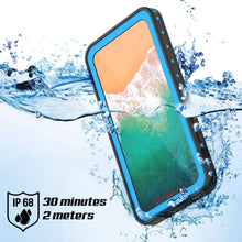 Load image into Gallery viewer, iPhone X Waterproof IP68 Case, Punkcase [Light blue] [StudStar Series] [Slim Fit] [Dirtproof] (Color in image: teal)
