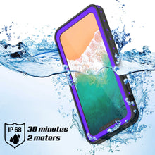 Load image into Gallery viewer, iPhone X Waterproof IP68 Case, Punkcase [Purple] [StudStar Series] [Slim Fit] [Dirtproof] (Color in image: pink)
