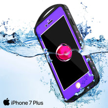 Load image into Gallery viewer, iPhone 7+ Plus Waterproof Case, Punkcase ALPINE Series, Purple | Heavy Duty Armor Cover (Color in image: white)
