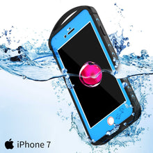 Charger l&#39;image dans la galerie, iPhone SE (4.7&quot;) Waterproof Case, Punkcase ALPINE Series, Light Blue | Heavy Duty Armor Cover (Color in image: red)
