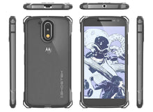 Load image into Gallery viewer, Moto G4 Case, Ghostek Covert Dark Grey Series | Clear TPU | Explosion-Proof Screen Protector (Color in image: Peach)
