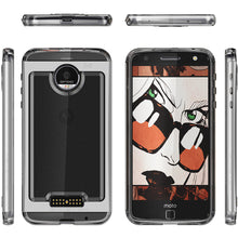 Load image into Gallery viewer, Motorola Moto Z Force Case, Ghostek Cloak 2.0 Silver Series w/ Screen Protector | Aluminum Frame 
