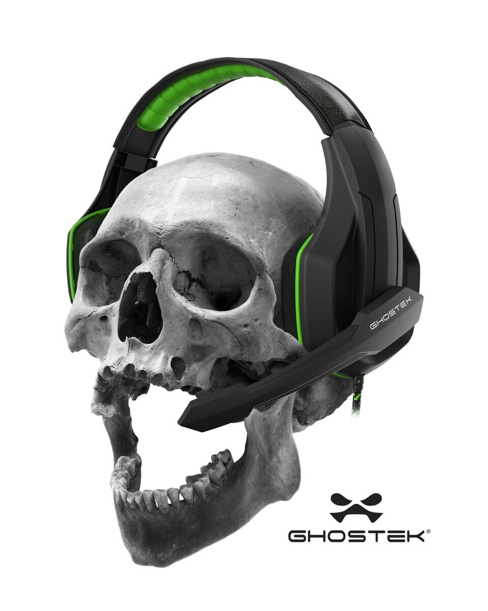 GHOSTEK® GAMING HEADPHONES | HERO SERIES | GREEN | PUNKCASE (Color in image: Default Title)