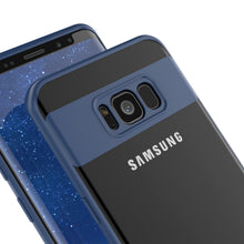 Load image into Gallery viewer, Galaxy S8 Case, Punkcase [MASK Series] [NAVY] Full Body Hybrid Dual Layer TPU Cover W/ Protective PUNKSHIELD Screen Protector (Color in image: red)
