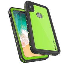 Load image into Gallery viewer, iPhone X Waterproof IP68 Case, Punkcase [Light green] [StudStar Series] [Slim Fit] [Dirtproof] (Color in image: purple)
