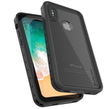 Load image into Gallery viewer, iPhone X Waterproof IP68 Case, Punkcase [Clear] [StudStar Series] [Slim Fit] [Dirtproof] (Color in image: light blue)
