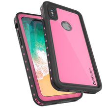 Load image into Gallery viewer, iPhone X Waterproof IP68 Case, Punkcase [Pink] [StudStar Series] [Slim Fit] [Dirtproof] (Color in image: purple)
