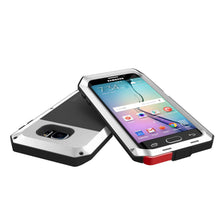 Charger l'image dans la galerie, Galaxy S6 EDGE+ Plus  Case, PUNKcase Metallic Silver Shockproof  Slim Metal Armor Case (Color in image: neon)
