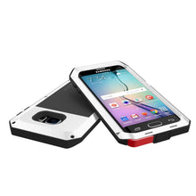 Charger l'image dans la galerie, Galaxy S7 EDGE  Case, PUNKcase Metallic White Shockproof  Slim Metal Armor Case (Color in image: neon)
