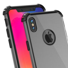 Charger l&#39;image dans la galerie, iPhone X Case, Punkcase [BLAZE SERIES] Protective Cover W/ PunkShield Screen Protector [Shockproof] [Slim Fit] for Apple iPhone 10 [Black] 
