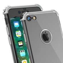 Load image into Gallery viewer, iPhone 7 Case, Punkcase [BLAZE SERIES] Protective Cover W/ PunkShield Screen Protector [Shockproof] [Slim Fit] for Apple iPhone [Silver] 

