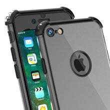 Load image into Gallery viewer, iPhone SE (4.7&quot;) Case, Punkcase [BLAZE SERIES] Protective Cover W/ PunkShield Screen Protector [Shockproof] [Slim Fit] for Apple iPhone [Black] (Color in image: Rose gold)
