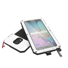 Charger l&#39;image dans la galerie, Note 4 Case, Punkcase® METALLIC Series WHITE w/ TEMPERED GLASS | Aluminum Frame (Color in image: Red)
