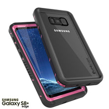 Load image into Gallery viewer, Galaxy S8 PLUS Waterproof Case, Punkcase [Extreme Series] [Slim Fit] [IP68 Certified] [Shockproof] [Snowproof] [Dirproof] Armor Cover W/ Built In Screen Protector for Samsung Galaxy S8+ [Pink] (Color in image: Teal)
