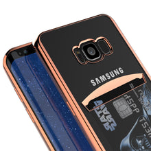 Load image into Gallery viewer, Galaxy S8 Plus Case, PUNKCASE® LUCID Rose Gold Series | Card Slot | SHIELD Screen Protector (Color in image: Silver)
