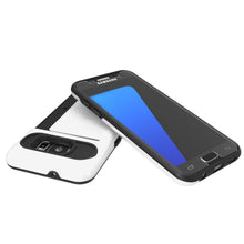 Charger l'image dans la galerie, Galaxy S7 EDGE Case PunkCase CLUTCH White Series Slim Armor Soft Cover Case w/ Screen Protector (Color in image: Grey)
