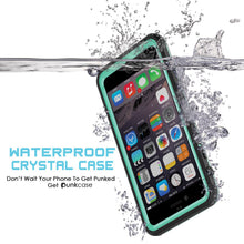 Charger l'image dans la galerie, iPhone 6/6S Waterproof Case, PUNKcase CRYSTAL Teal W/ Attached Screen Protector  | Warranty (Color in image: black)
