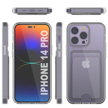 Load image into Gallery viewer, Coque porte-cartes iPhone 14 Pro [Série Crystal CardSlot] [Ajustement fin]
