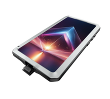 Charger l'image dans la galerie, Coque métallique Galaxy S24 Ultra, étui robuste de qualité militaire [antichoc] intégral [argenté]
