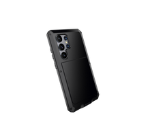 Load image into Gallery viewer, Étui en métal pour Galaxy S24 Ultra, Coque robuste de qualité militaire [antichoc] Rigide en plein corps [Rose]
