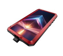 Charger l'image dans la galerie, Coque métallique Galaxy S24 Ultra, Étui robuste de qualité militaire, [anti-choc] intégral dur [rouge]
