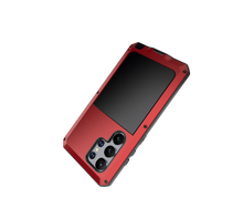 Charger l'image dans la galerie, Coque métallique Galaxy S24 Ultra, Étui robuste de qualité militaire, [anti-choc] intégral dur [rouge]

