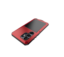 Charger l'image dans la galerie, Coque métallique Galaxy S24 Ultra, Étui robuste de qualité militaire, [anti-choc] intégral dur [rouge]
