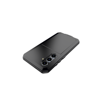 Charger l&#39;image dans la galerie, Coque en métal pour Galaxy S24 Plus, étui robuste de qualité militaire [résistant aux chocs], protection intégrale rigide [noir].
