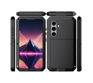 Étui métallique Galaxy S24 Plus, Coque blindée de qualité militaire ultra-résistante [antichoc] en corps entier dur [violet]