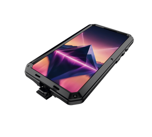 Étui métallique Galaxy S24 Plus, Coque blindée de qualité militaire ultra-résistante [antichoc] en corps entier dur [violet]