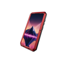 Charger l&#39;image dans la galerie, Étui en métal Galaxy S24 Plus, couverture de blindage militaire robuste [anti-choc] corps complet dur [rouge]
