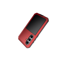 Charger l&#39;image dans la galerie, Étui en métal Galaxy S24 Plus, couverture de blindage militaire robuste [anti-choc] corps complet dur [rouge]
