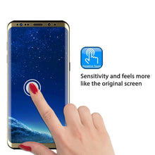 Load image into Gallery viewer, Galaxy S22 Bumper en Or Punkcase Glass SHIELD Protecteur d&#39;écran en verre trempé d&#39;une épaisseur de 0,33 mm et d&#39;une dureté de 9H.
