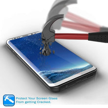 Load image into Gallery viewer, Galaxy S22 - Protecteur d&#39;écran en verre trempé Glass SHIELD de Punkcase en Blanc d&#39;une épaisseur de 0,33 mm et d&#39;une dureté de 9H.
