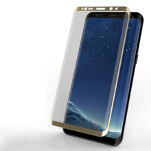 Load image into Gallery viewer, Galaxy S22 Bumper en Or Punkcase Glass SHIELD Protecteur d&#39;écran en verre trempé d&#39;une épaisseur de 0,33 mm et d&#39;une dureté de 9H.
