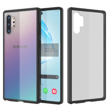 Charger l&#39;image dans la galerie, Galaxy Note 10+ Plus Punkcase Lucid-2.0 Series Slim Fit Armor Black Case Cover (Color in image: Black)
