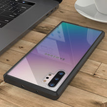 Charger l&#39;image dans la galerie, Galaxy Note 10+ Plus Punkcase Lucid-2.0 Series Slim Fit Armor Black Case Cover (Color in image: Light Blue)
