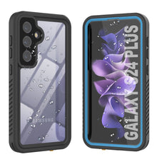 Load image into Gallery viewer, Galaxy S24+ Plus Étui mince [série extrême] résistant à l&#39;eau/ aux chocs/ à la neige/ à la saleté [bleu clair]
