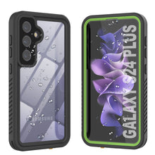 Charger l&#39;image dans la galerie, Coque de protection d&#39;écran résistance à l&#39;eau et aux chocs Galaxy S24+ Plus [Série Extrême] [Vert clair]
