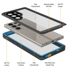Load image into Gallery viewer, Housse fine [bleu clair] pour Galaxy S24 Ultra, résistante à l'eau, aux chocs, à la neige et à la saleté [Série Extrême].
