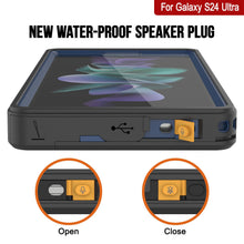 Load image into Gallery viewer, Galaxy S24 Ultra Résistant à l'eau et aux chocs [Série Extrême] Avec Étui Protecteur d'Écran [Bleu Marine]
