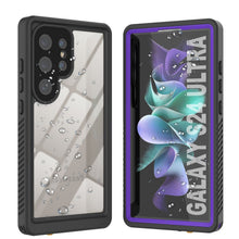 Charger l'image dans la galerie, Coque de protection fine [Série extrême] étanche/antichoc pour Galaxy S24 Ultra avec protecteur d'écran (violet)
