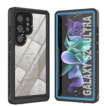 Load image into Gallery viewer, Housse fine [bleu clair] pour Galaxy S24 Ultra, résistante à l'eau, aux chocs, à la neige et à la saleté [Série Extrême].
