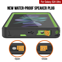 Load image into Gallery viewer, Galaxy S24 Ultra Coque de protection d'écran [série Extreme] étanche / antichoc [vert clair]

