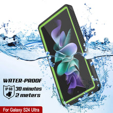 Load image into Gallery viewer, Galaxy S24 Ultra Coque de protection d'écran [série Extreme] étanche / antichoc [vert clair]

