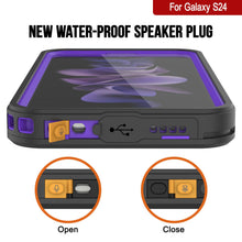 Load image into Gallery viewer, Coque protectrice Slim de la série extrême pour Galaxy S24 résistante à l'eau et aux chocs [violet]
